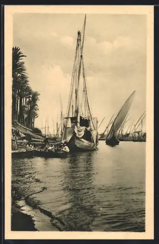AK Cairo, Barges on the Nile