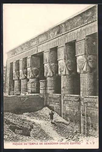 AK Dendérah, Facade du Temple