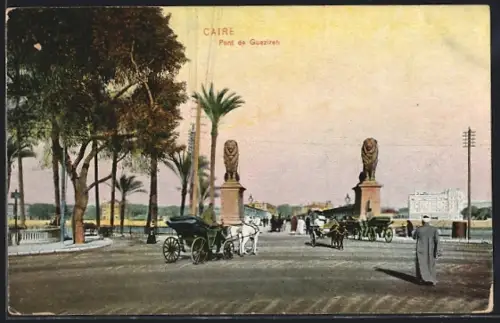 AK Caire, Pont de Guezireh
