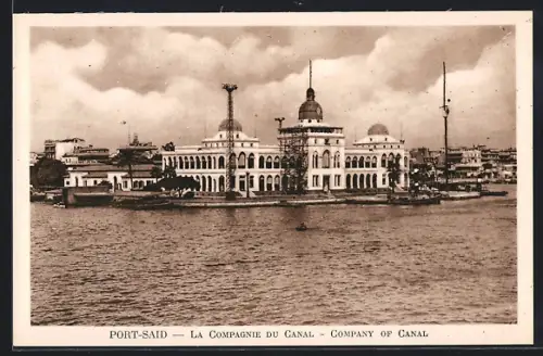 AK Port-Said, La Compagnie du Canal, Panorama