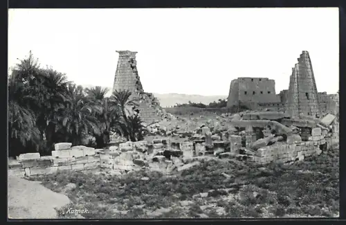 AK Karnak, Ruines, Panorama