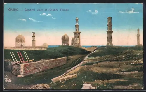 AK Cairo, General view of Khalifs Tombs