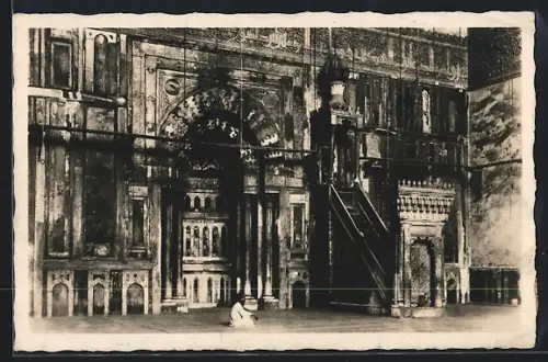 AK Cairo, The Interior of the Mosque Sultan Hassan