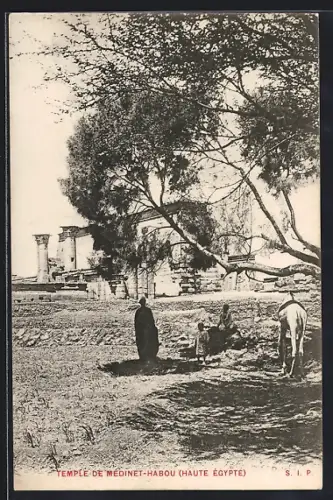 AK Médinet-Habou /Haute Egypte, Temple de Médinet-Habou