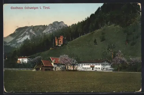 AK Erl i. Tirol, Gasthaus Schweigen