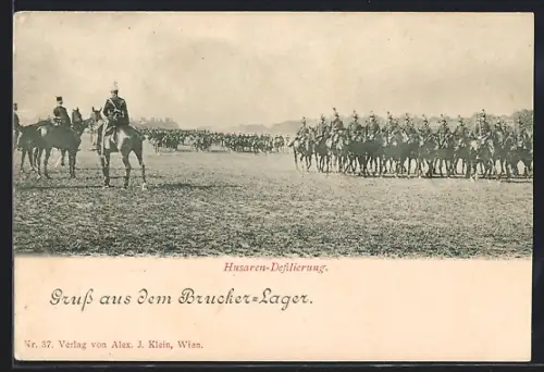 AK Brucker Lager, Husaren-Defilierung