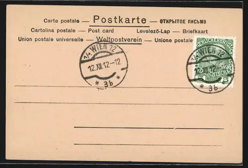 Künstler-AK Philipp + Kramer Nr. XIX / 1: Weissenkirchen a.d. Donau, Panorama