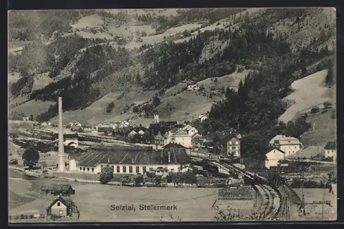 AK Selztal /Steiermark, Blick auf den Ort