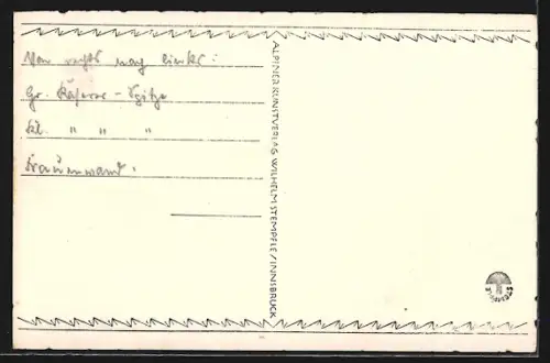 AK Schmirn, Kasern, Blick auf die Häuser im Ort