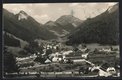 AK Gusswerk /Steiermark, Ortsansicht gegen Tonion