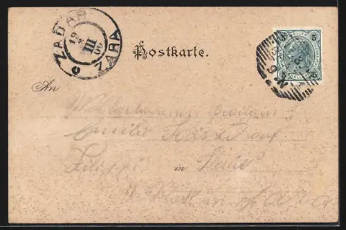 AK Graz, Ortsansicht vom Schlossberg aus