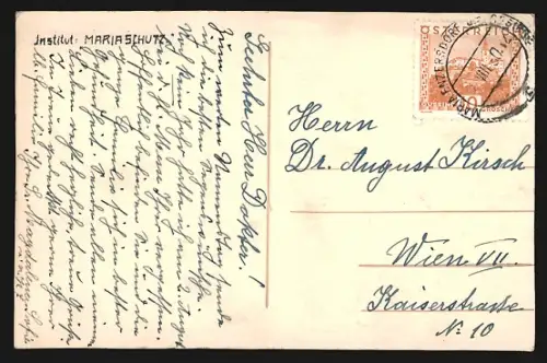 AK Maria Schutz, Institut Maria Schutz, Totalansicht