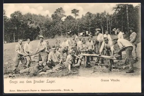 AK Brucker Lager, Grosse Wäsche