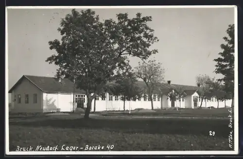 AK Bruckneudorf, Lager, Baracke 40