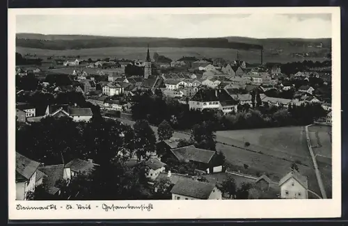 AK Neumarkt-St. Veit, Gesamtansicht aus der Vogelschau