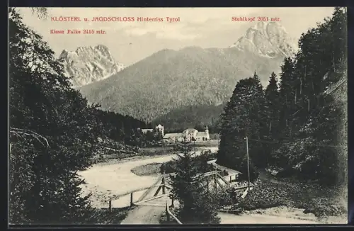 AK Hinterriss, Klösterl und Jagdschloss Hinterriss, Stuhlkopf