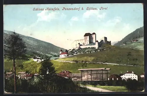 AK Panzendorf b. Sillian, Ansicht von Schloss Heimfels