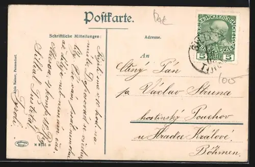 AK Panzendorf b. Sillian, Ansicht von Schloss Heimfels