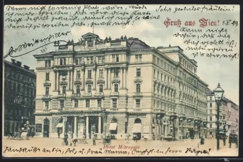 AK Wien, Hotel Métropole