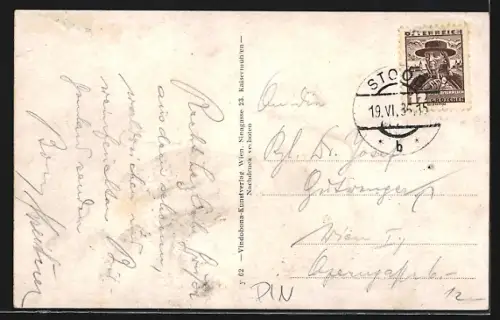 AK Stoob /Burgenland, Ortsansicht aus der Vogelschau