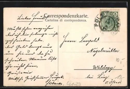 AK Kriegsschiff SMS Kaiser Karl VI