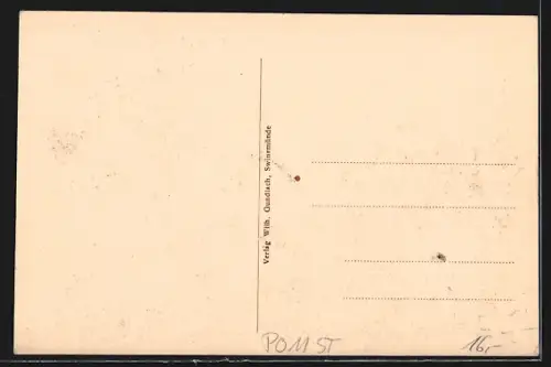 AK Swinemünde, Seeschloss, Dünenschloss, Tipp-Topp