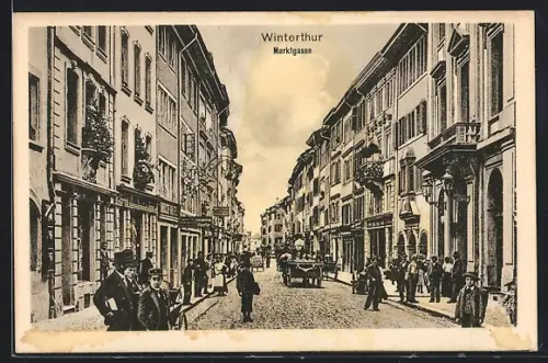 AK Winterthur, Geschäfte in der Marktgasse