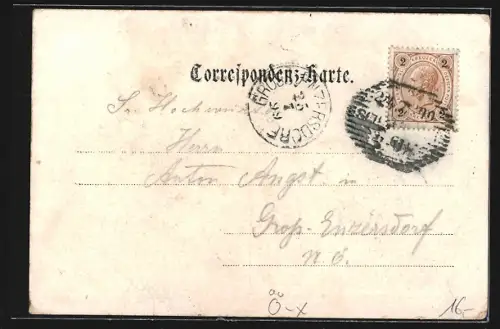 AK Hautzendorf /N.-Oe., Gasthaus Schulzen, Heiliger Berg, Ortsansicht