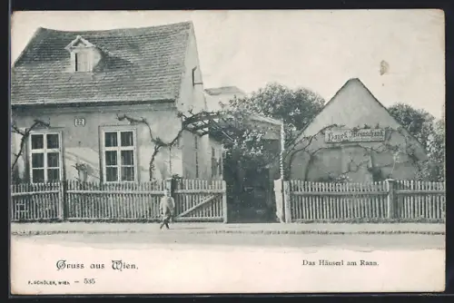 AK Wien, Häuserl am Roan, Restaurant Weinschank Hayek