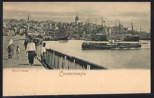 AK Constantinople, Péra et Galata