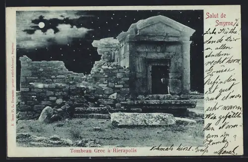 AK Smyrne, Tombeau Grec à Hierapolis