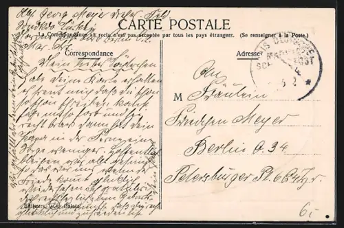 AK Constantinople, Rue conduisant à la Sublime-Porte