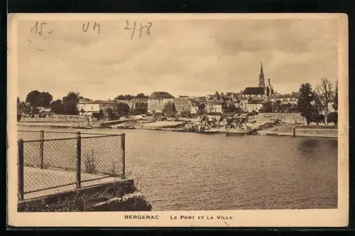 AK Bergerac, Le Port et la Ville