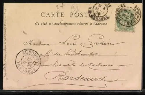 AK Toulouse, Les Allées Lafayette, Strassenpartie