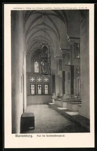 AK Marienburg-Malbork, Flur im Hochmeisterpalast
