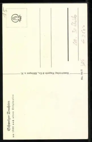 AK Schweizer Wanderer in Unterwaldner Trachten