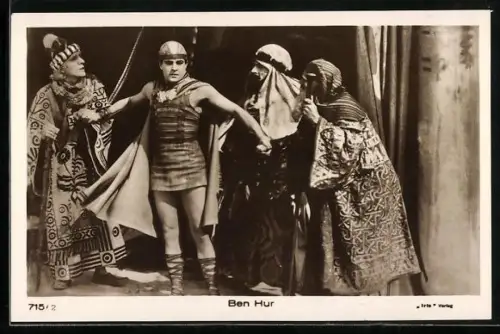 Foto-AK Filmszene Ben-Hur