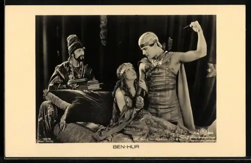 AK Ben Hur, Ramon Novarro erhebt seine Faust