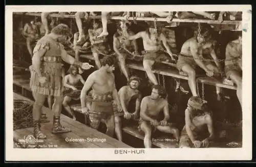 AK Galeeren-Sträflinge in Ben Hur, Ramon Novarro