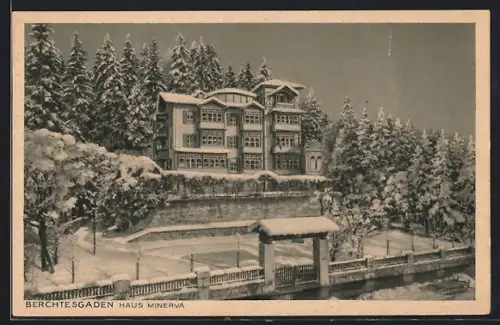 AK Berchtesgaden, Hotel Haus Minerva