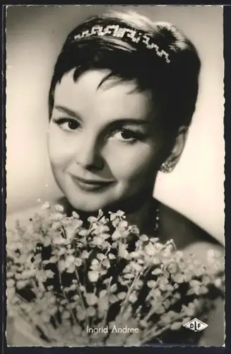 AK Ingrid Andree in Ihr Leibregiment