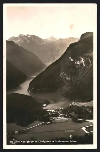 AK Königssee / Obb., Dorf und Steinernes Meer