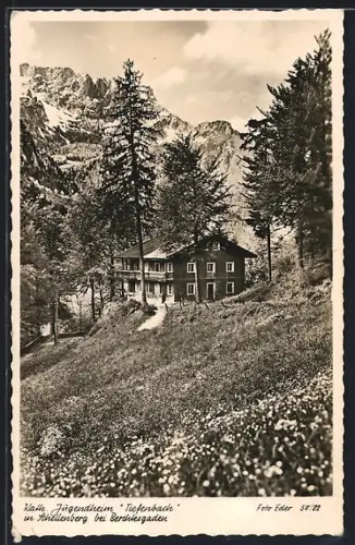 AK Schellenberg bei Berchtesgaden, Kath. Jugendheim Tiefenbach