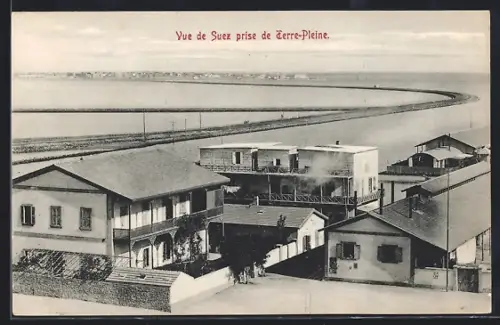 AK Suez, Vue de Suez prise de Terre-Pleine
