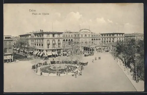 AK Caire, Place de l`Opera, Hotel Continental