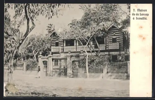 AK Ismailia, Maison de de Lessep