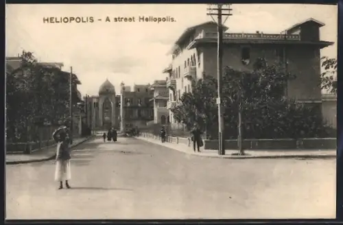 AK Heliopolis, A Street, Strassenansicht