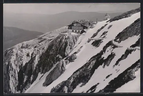 AK Puchberg am Schneeberg, Eisenbahnhotel Hochschneeberg
