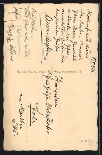 AK Wien, Blick zur Minoritenkirche