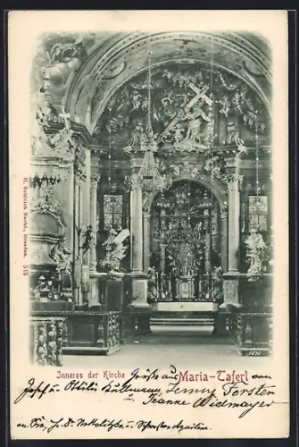 AK Maria-Taferl, Inneres der Kirche